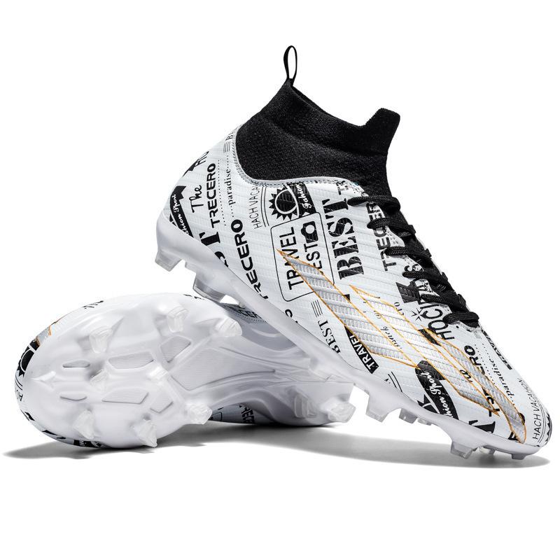 2024 pantofi de fotbal noi cu gleznă înaltă băieți și adolescenți studenți unghii lungi unghii rupte pantofi de antrenament pentru competiție