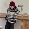 Boy S Long Sleeve Crew Neck Knit Sweater Winter Casual