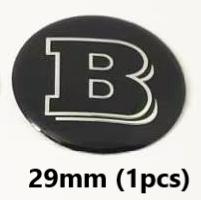 29/39/45/52/56/75/80/90mm Modified Sticker Emblem Badge sticker for BRABUS GLC GLA W213 W220 W464 W253 W204 W205 W254 W210 W211