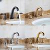 Antique Gold & Black Single-Handle Basin Faucet