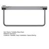 Foldable RV Shoe Rack Wall Mounted Shoe Organizer Space Saving Hanging Shoe Storage Shelf for RV Multi-functional Shoe Solution