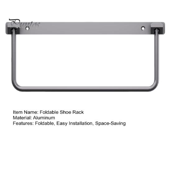 Foldable RV Shoe Rack Wall Mounted Shoe Organizer Space Saving Hanging Shoe Storage Shelf for RV Multi-functional Shoe Solution