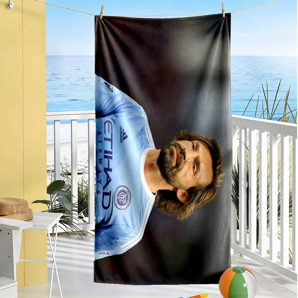 Manchester City Goalkeeper Celebration Beach Towel High Absorbency & Quick-Dry Comfortable Lightweight