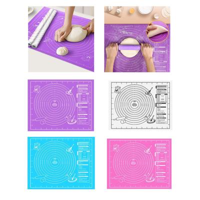 Silicone Baking Mat Silicone Dough Mat Slip Proof Heat Resistant Kitchen Pad Silicone Texture for Cooking and Baking