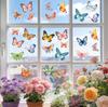 Butterfly Window Clings, Static Glass Window Decals for Bedroom Living Room Home Decor