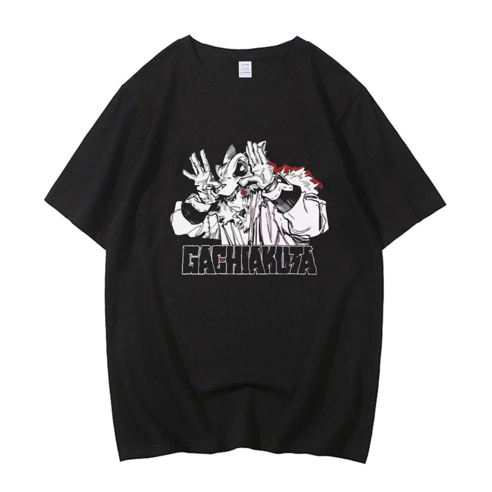 Kinder-T-Shirt mit japanischem Anime-Gachiakuta-Print, Y2K-Unisex- und Damenbekleidung, Harajuku-Stil, reine Baumwolle, Eltern-Kind-Top