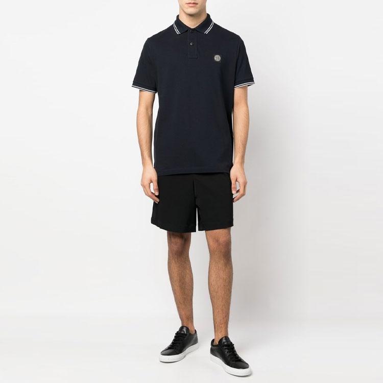 STONE ISLAND Patch Polo Shirt 'Navy' Men's 10152SC18-A0020