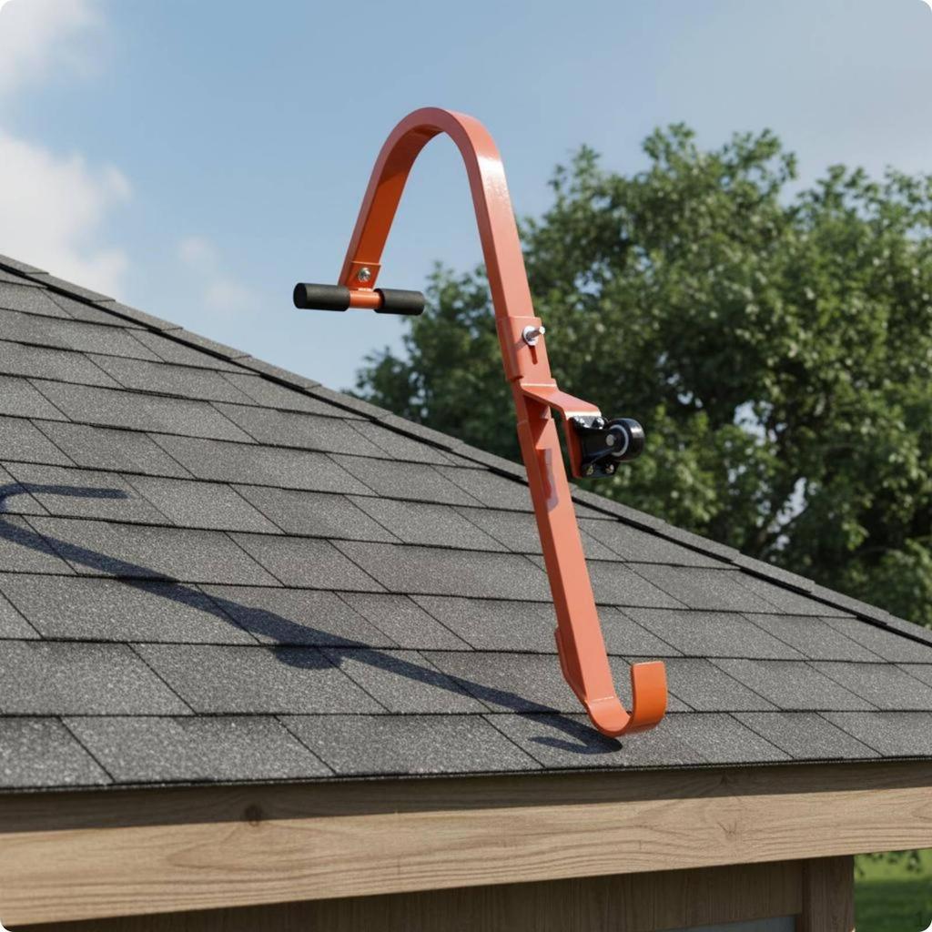 Ladder Hook Stabilizer Roof Accessory Heavy Duty Curved Hardware for