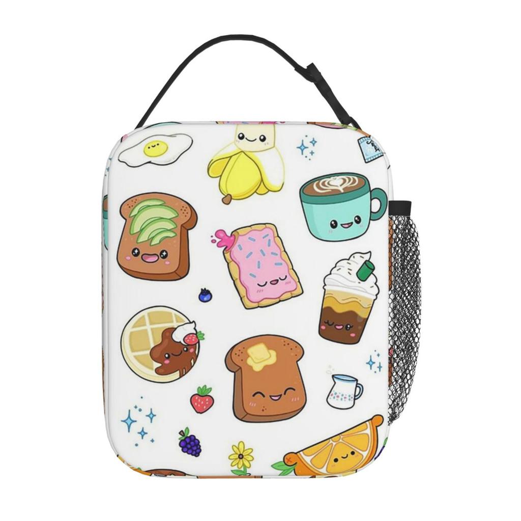 Avocado Bread Cup Bottle Breakfast Insulated Lunch Bag for Women Cooler Thermal Food Box Tote Leakproof Lunch Boxes Container