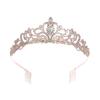 The Bride's Headwear Is A Crown It's A High End Korean-style Princess Birthday Accessory for A Girl Getting Married At The Age of 18