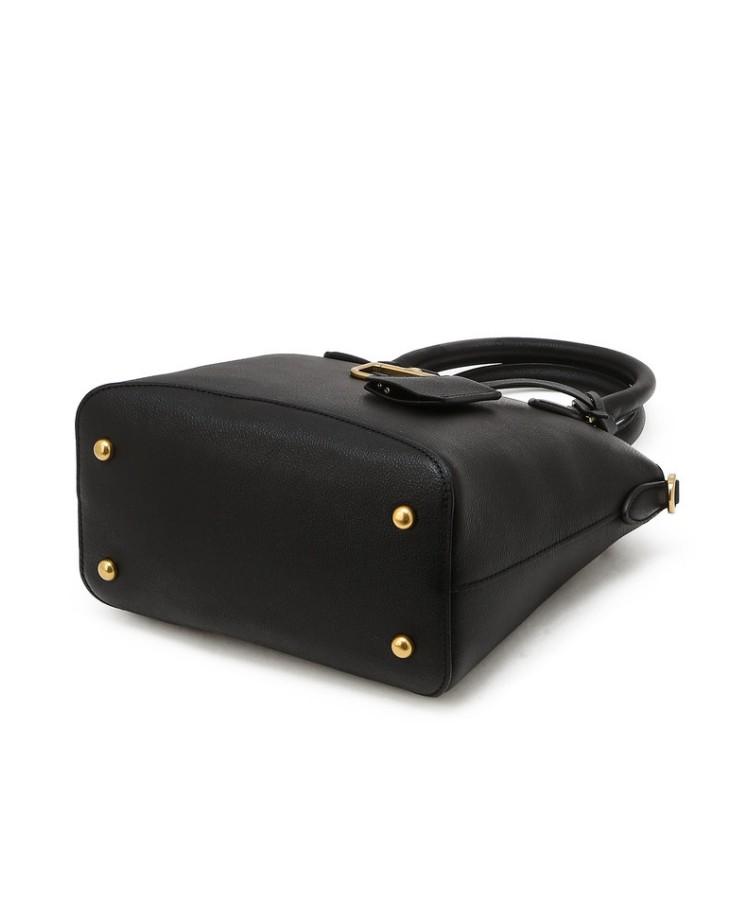 Daks Womens Accessories Burkebag Charlotte Black Leather Tote Bag S_Dcba6E820Bk