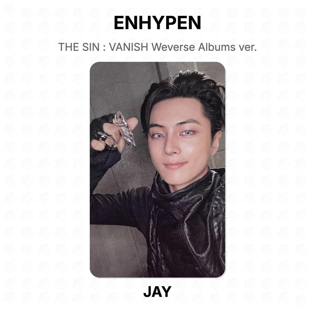 ENHYPEN THE SIN : VANISH Weverse Albums Ver. Official Photocard