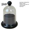 Desktop Toothpick Holder Dispenser with Clear Dome Lid, Modern Tooth Picks Storage Box Container, Kitchen Dining Table Jar Lid