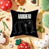 BBritish Band RadioheadS Cushion Cover Plush Fabric Soft DoubleSided Printed Sofa Warm Winter Home Gift Pillow Cover
