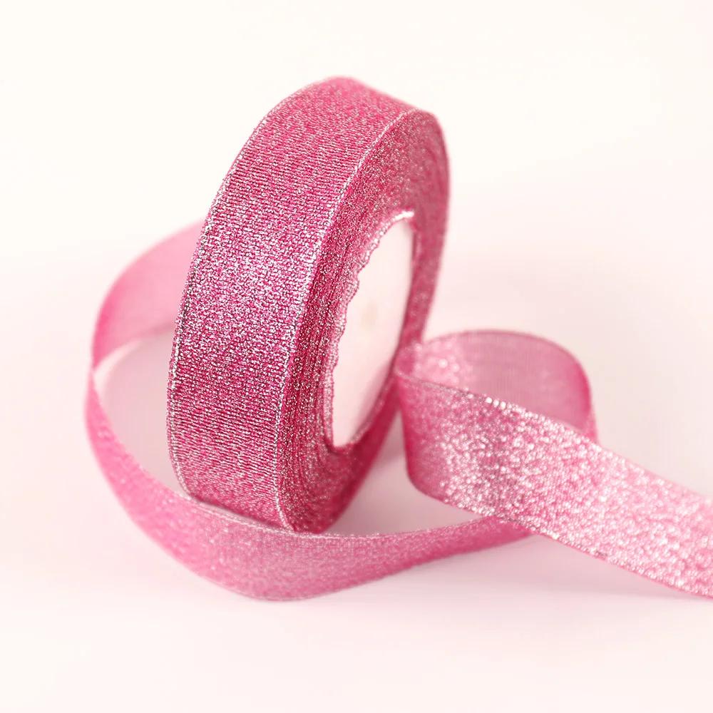 25yards 20mm Colorful Onion Glitter Ribbon for Gift Packaging Webbing Christmas Wedding Decoration Supplies Handmade Ribbons
