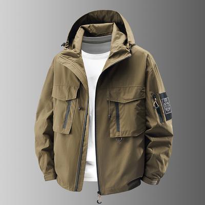 Erkek İlkbahar ve Sonbahar Güneş Korumalı Rahat Güneşlik Şapka Kore Versiyonu Basit Dış Mekan Seyahat Dağcılık Ceket