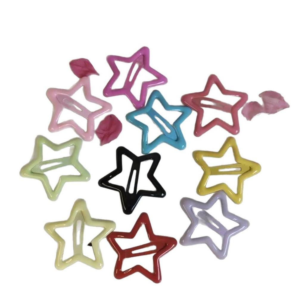 4cm Dopamine Star Hair Clip: Trendy Hairpin for Women & Babies 2025