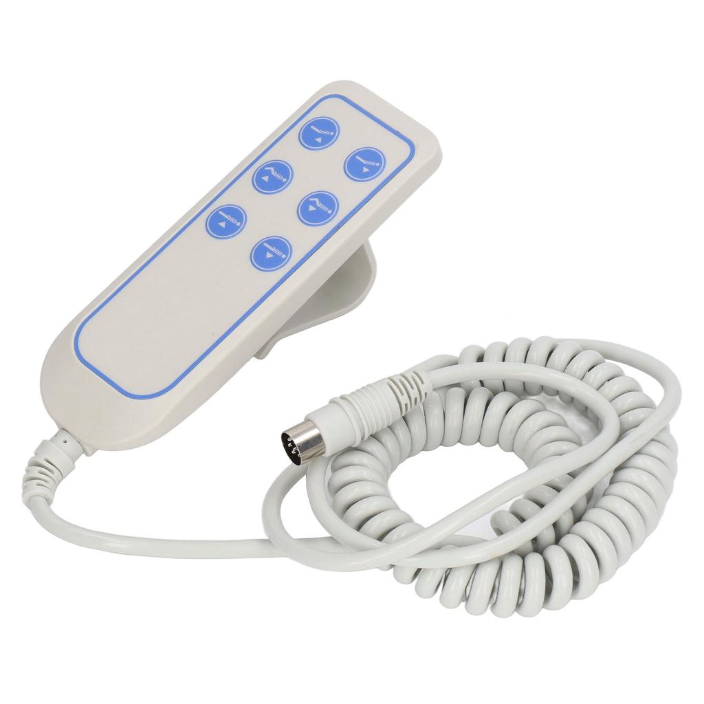 Controlador de Cama Elevatória Elétrico PVC IP66 Resistente ao Desgaste Controle Manual de Cadeira Elevatória para Hospital (8 Pin)