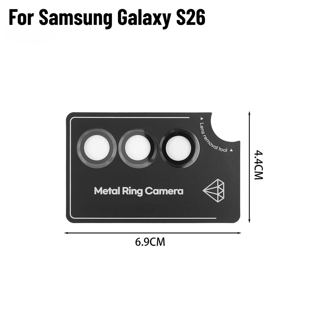 for Samsung Galaxy S26 Ultra S26Plus S26+ S26U Camera Lens Protector Fim Tempered Glass Anti-scratch Metal Individual Ring Cap 4