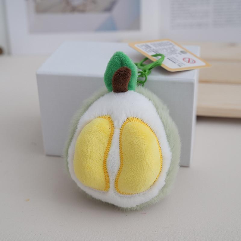 Adorable Penguin Plush Toy Avocado Shape Soft Pp Cotton Filled 12cm High