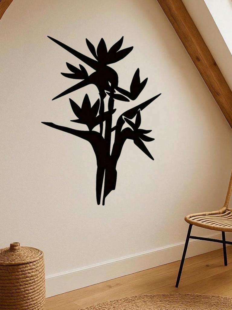 Elegant Abstract Plant Metal Wall Art for Living Room, Study & Bedroom