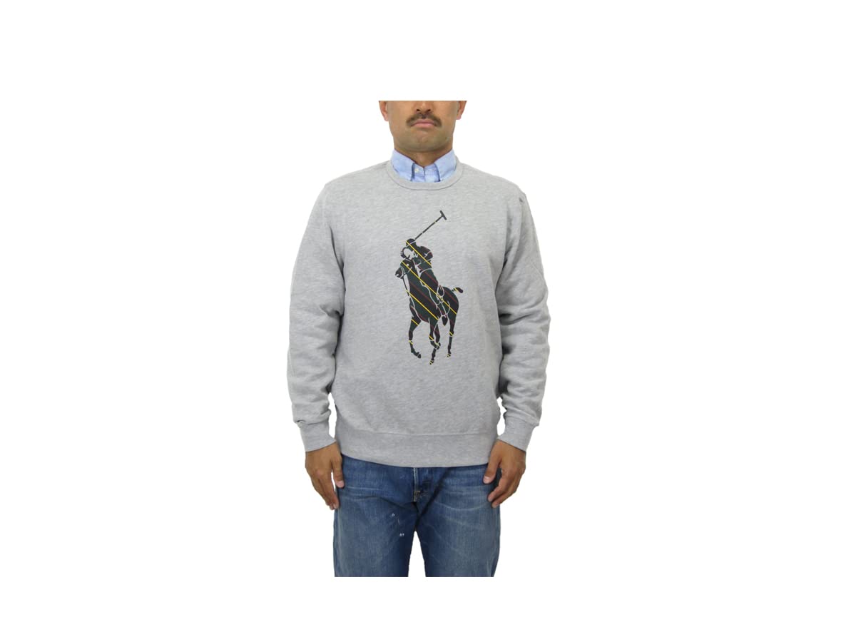

Толстовка с круглым вырезом и принтом Ralph Big Pony (Поло Лорен) Мужская 0102947-XXL-GREYHTR [Товар]