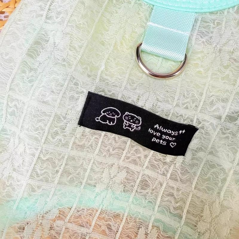 Summer Cooling Meshes Dog Shirt Light weight Breathable Ice Vests Sun Protecting Quick Drying Casual Shirts
