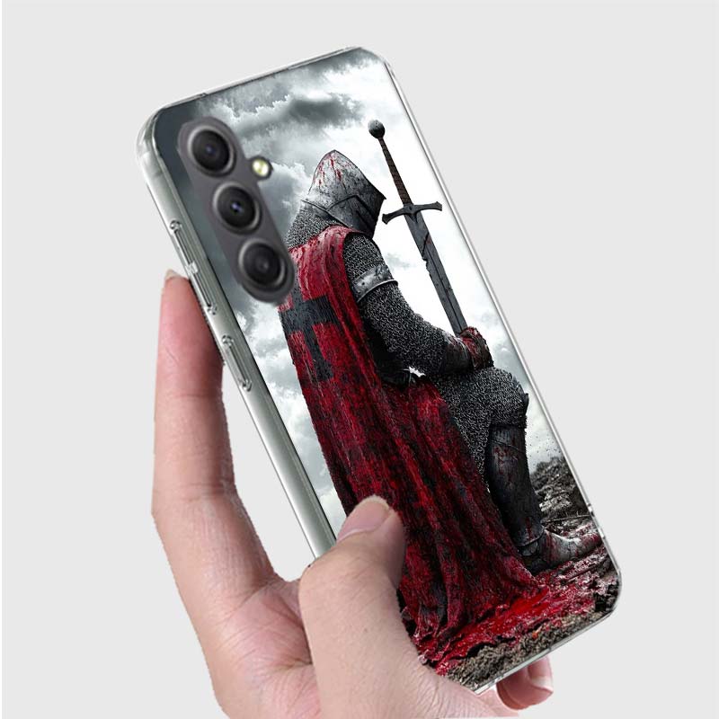 The Bright Red Crusade Phone Case for Samsung A16 A26 A36 A56 A17 A37 A57 A07 A06 A02S A03 A04S A05S Galaxy Note 20 10 A50S A71