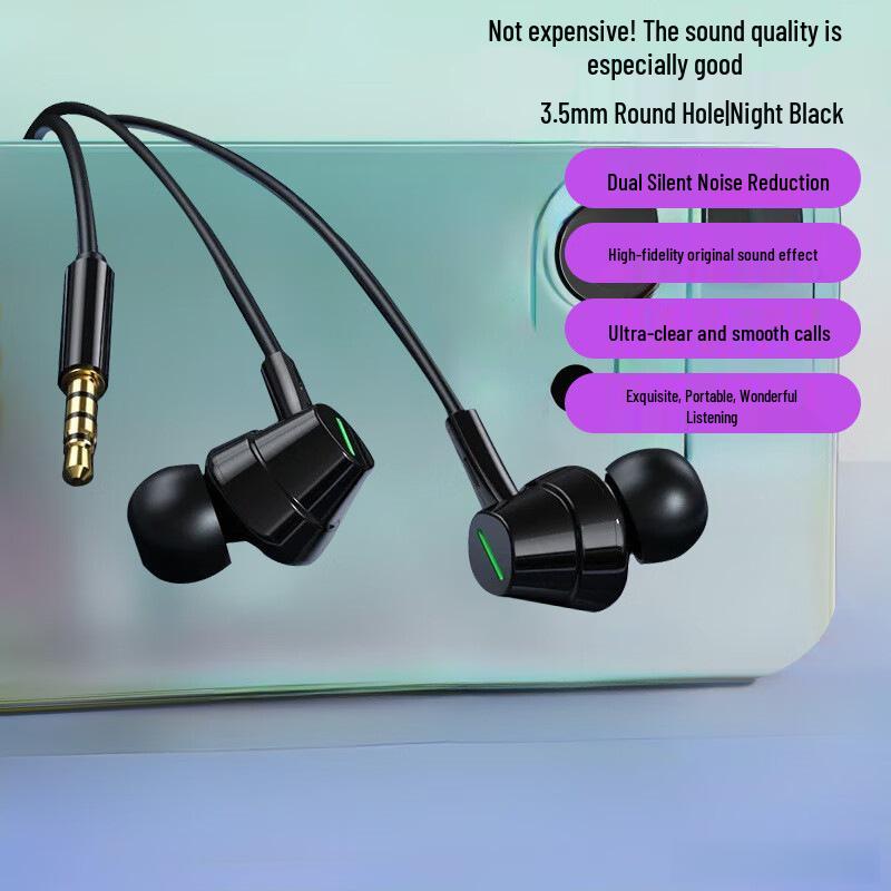 Comfortable In-Ear Wired Earphones with Mic - Long-Wear, No Ear Pressure, Type-C Compatible