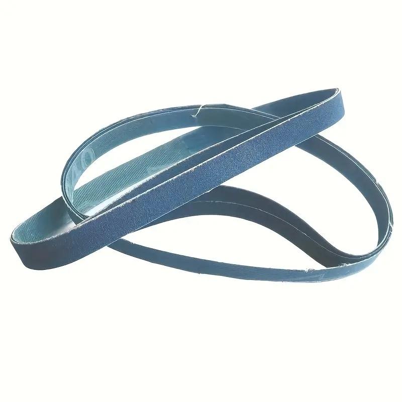 10/12Pcs alumina emery tape, size 10x330 mm (3/8 inch x13), multiple grit specifications: 40/60/80/120, suitable for machine use