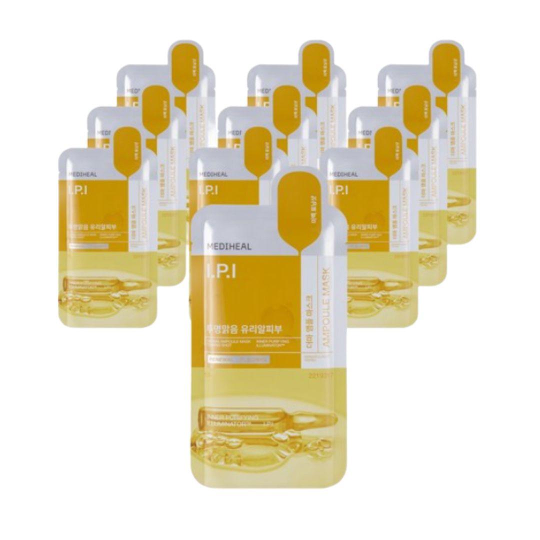 

MEDIHEAL Derma Ampoule Mask IPI Intensive Repair & Hydrating Facial Sheet Mask 27ml x 10 Sheets