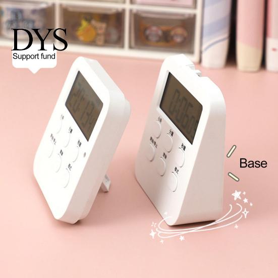 Alarm Clock Countdown Timer Large Screen Display Magnets Adjustable Silence Simple Operation Switchable Efficient Timing Red Light Flashing