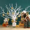 2/5pcs Plastic Branch Artificial Fake Antler Shaped Tree Twig Decorative Plants Garden Winter Home Christmas Wedding Table Decor