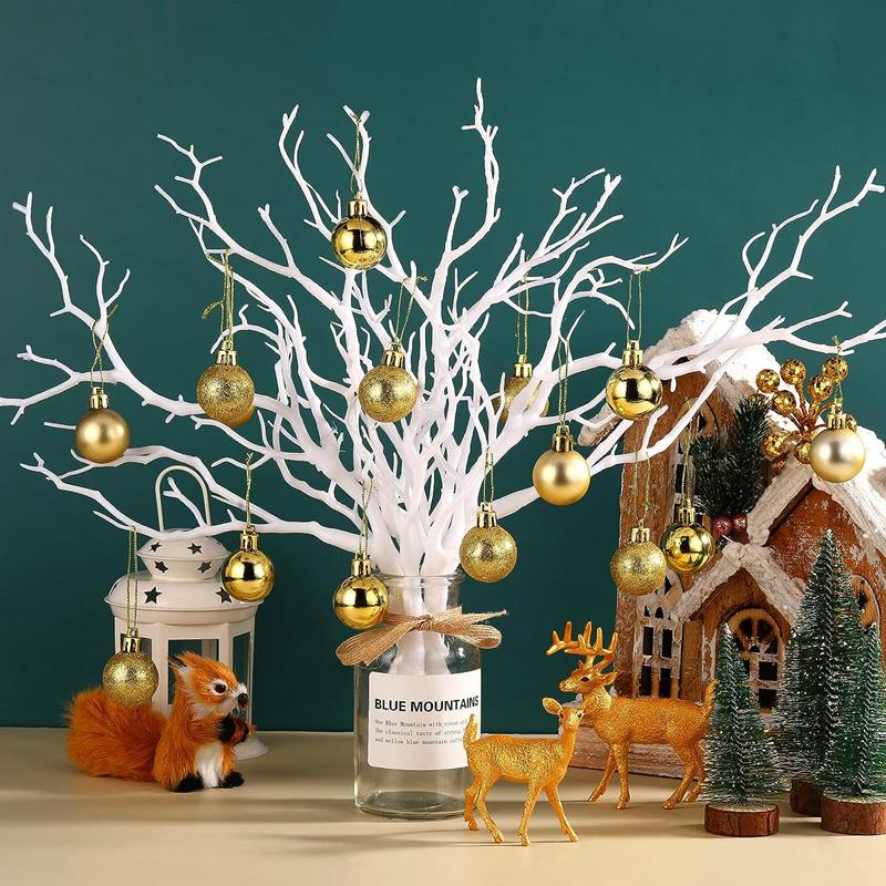 2/5pcs Plastic Branch Artificial Fake Antler Shaped Tree Twig Decorative Plants Garden Winter Home Christmas Wedding Table Decor