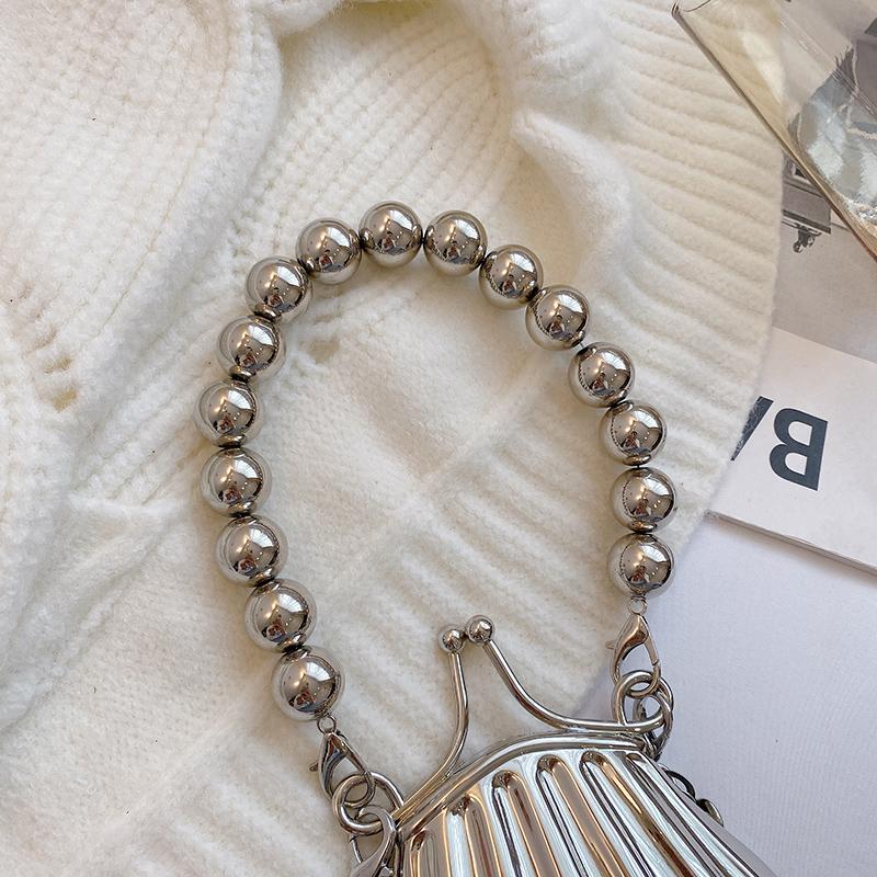 Fashion Metal Lipstick Bag For Women Luxury Dinner Bag Designer Shell Bag High Quality Shoulder Bags Cute Purses Crossbody Bag