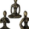 Decor, Yoga Pose Statue Home Decoration, Figurine for Spiritual Room 3pcs Gift