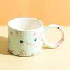 Ins Style High Value Mug Creative Cute Drinking Cup Girls Ceramic Cup Office Couple Coffee Cup