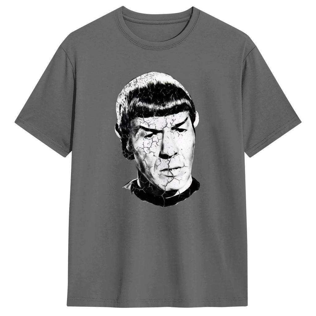 Oversized T Shirt Summer Mr Spock Enterprise Vulcan Stars Treks Fashion T Shirts Cotton Tshirt for Men Classic Short Sleeve Tops
