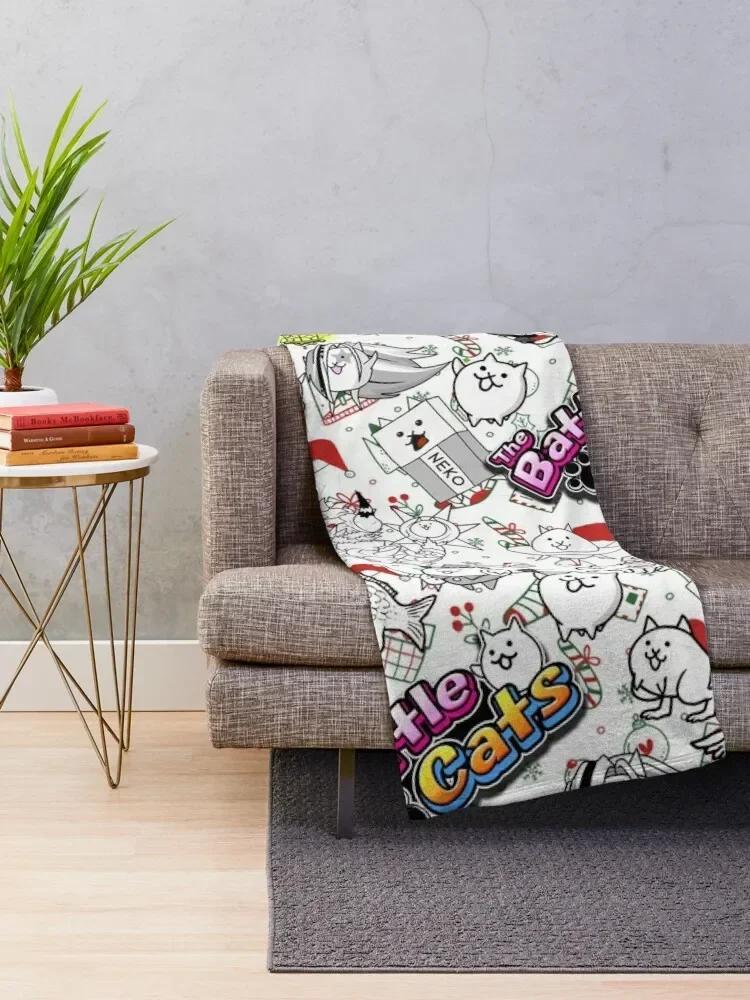 Battle Cats Throw Blanket Sleeping Bag Thermals For Travel Soft Big Blankets 80x120cm(31x47inch)