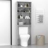 Vidaxl Waschmaschinenschrank, Farbe Sonoma-Eiche Grau, 64X24X190 Cm
