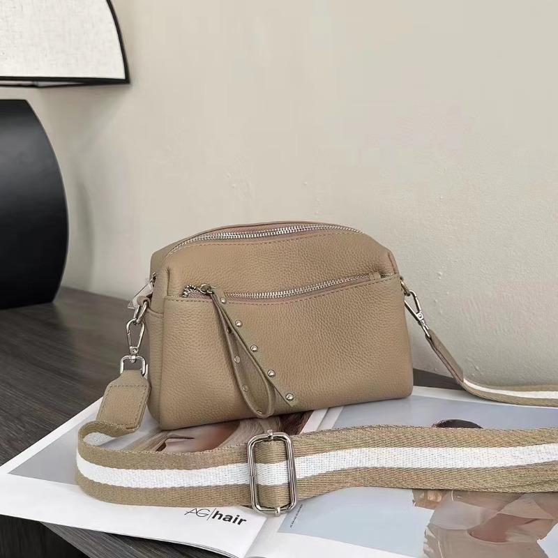 Leather Broadband Shoulder Bag TOO First-layer Cowhide Messenger Bag Niche Versatile Camera Bag Women's Bag