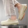 Original Men Sandals Platform Slip on Closed Toe Slippers Home Mute Light Slides Summer Outdoor Beach Hiking Casual Sandal Shoes