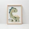 Plakat Uśmiechnięty Dinozaur Plakat Uśmiechnięty Dinozaur, 70X100 Cm, Bez Ramy, Papier Matowy 230 Gsm