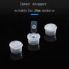 Non Spill Cosmetic Plastic Bottle Orifice Reducer Inner Sealing Plug With Hole Anti-leak Seal Stoppers for Bottle Inner Stopper