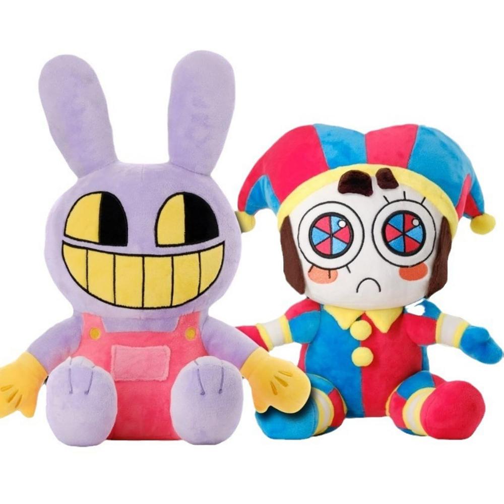 Erstaunliches Zirkusclown-Kaninchen Plüschtier Cartoon Stoffpuppe Geschenk für Kinder und Erwachsene