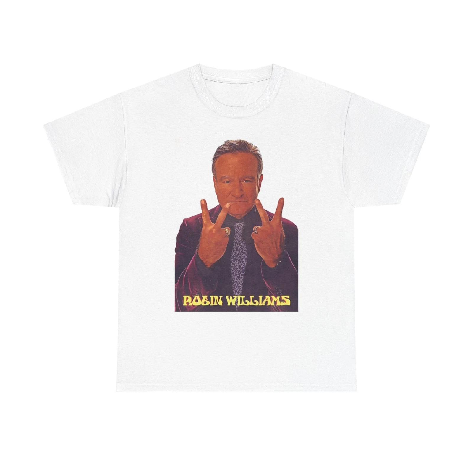 Men s and Women s T-shirts Robin Williams Graphic L