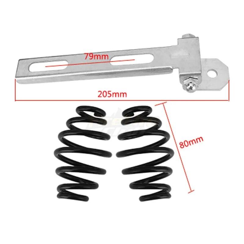 High Quality Solo Seat Spring Steel Driver Seat Spring Hardware Bracket Mount Kit For Harley Bobber Chopper Custom Moto Parts