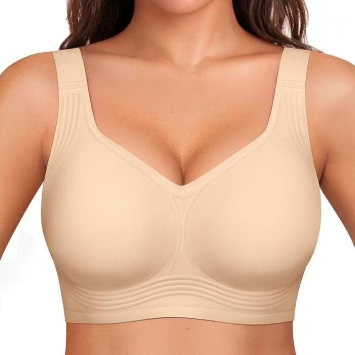 Reggiseno in Gel da Donna Taglie Forti Morbido Senza Ferretto Raccoglitore Supporto Completo Copertura Anziani