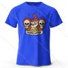 Heren Death Lifter Bedrukt T-shirt 100% Katoen Oversized Grappige Grafische T-shirts voor Heren Dames Zomer Tops