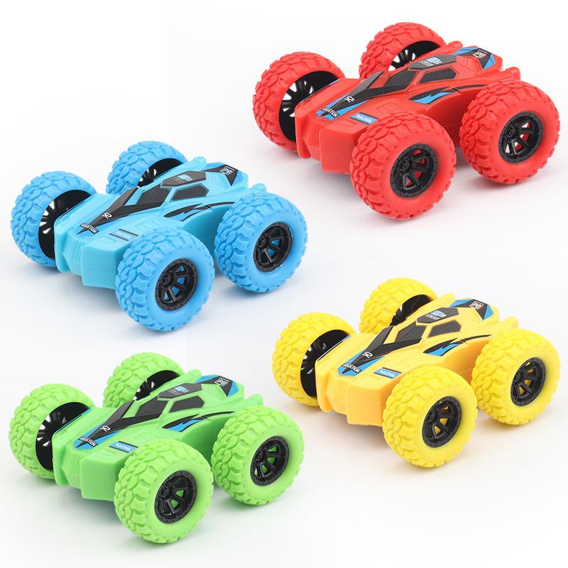 Children's Toy Car Boy Small Toy Double-sided Stunt Dump Inertia Four-wheel Drive Off-road Vehicle